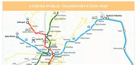 Athens Metro Map In English