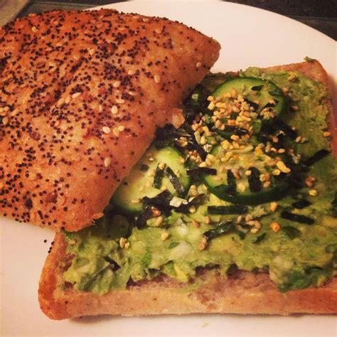 Avocado Egg Sandwich On Multigrain Ciabatta Roll