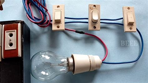 How To Control One Bulb With Three Switches In 3 Ways Youtube