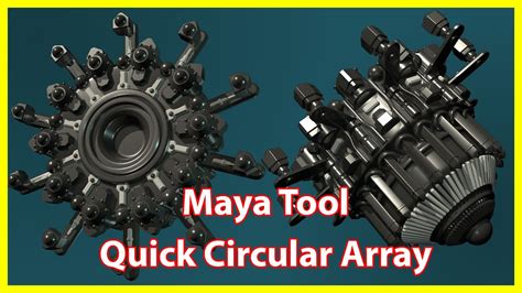 Maya Tool Quick Circular Array YouTube