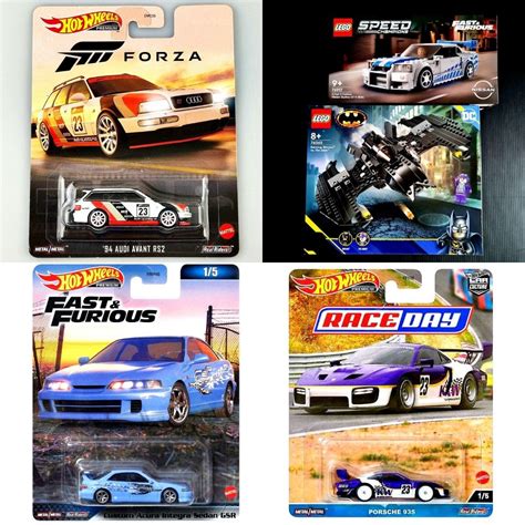 Hot Wheels Premium Fast Furious Custom Acura Integra Sedan GSR Forza Audi Avant RS Race