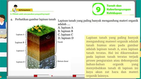 Soal Dan Jawaban Tanah Dan Keberlangsungan Kehidupan Kelas 9 Materi Soal