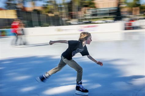 Winter In Point Loma Liberty Stations Outdoor Ice Rink Provides A