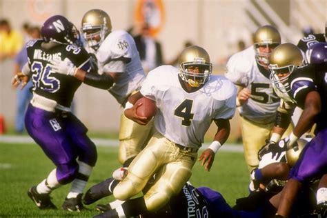 Throwback Thursday Former Notre Dame Running Back Lee Becton One Foot Down