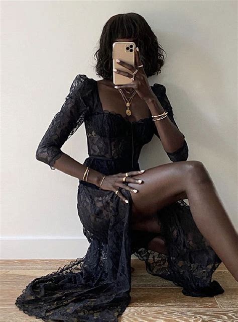 Party Vacation Beach Cute Black Lace Long Dress Stil K Yafetler Moda