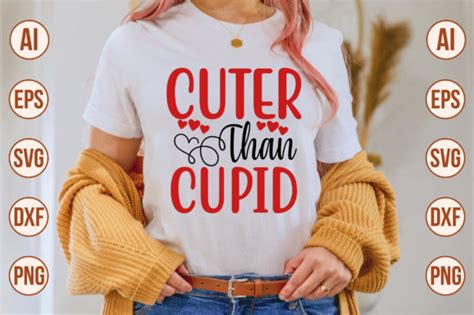 Cuter Than Cupid Svg Graphic By Momenulhossian Creative Fabrica