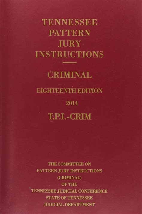Tn Pattern Jury Instructions