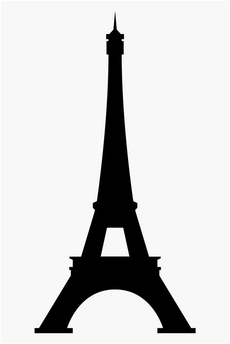 Eiffel Tower Silhouette Svg