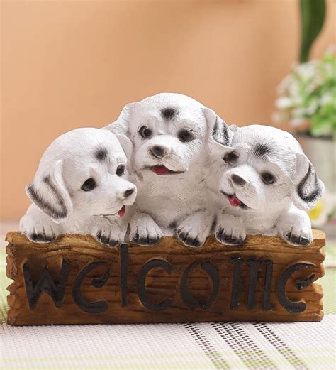 Buy Polyresin Welcome Sign Figurine At Off By Craftvatika Pepperfry