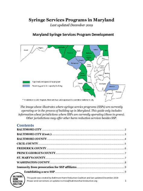 Fillable Online Syringe Services Programshiv Govsyringe Services