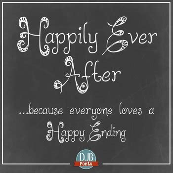 DJB Happily Ever After Fonts: Personal Use by Darcy Baldwin Fonts