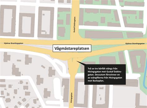 Tr Ngt I Korsningen Vid V Gm Stareplatsen Trafiken Nu G Teborg