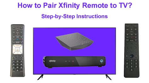 How To Pair Xfinity Remote To TV Step By Step Instructions