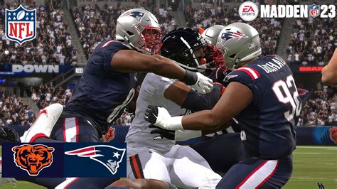 Madden Bears Vs Patriots Full Simulation Madden Updated