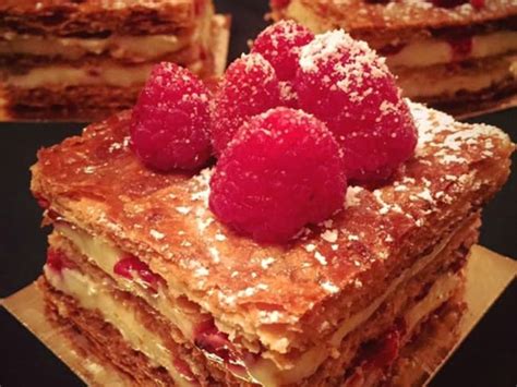 Mille Feuilles Aux Framboises Recette Mille Feuilles Aux Framboises