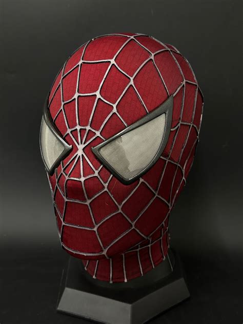 Spiderman Mask Cosplay Sam Raimi Spiderman Mask Adults With Etsy Uk