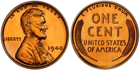 C Rd Proof Lincoln Cent Wheat Reverse Pcgs Coinfacts