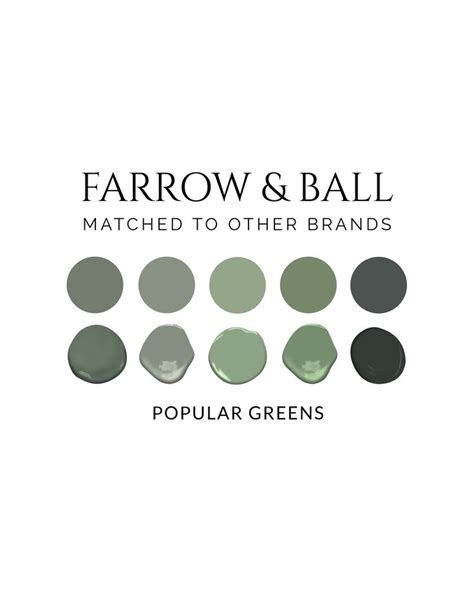 Heads Up Not Every Farrow Ball Green Paint Color In This Guide Is