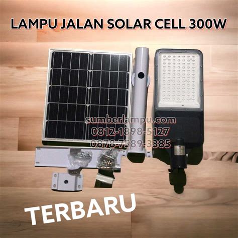 Jual Lampu Jalan SOLAR 300W Harga Terbaru Sinar Cahaya