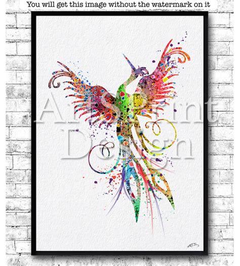 Watercolor Phoenix at GetDrawings | Free download