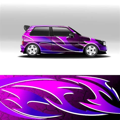 Premium Vector | Drift car racing vector template editable