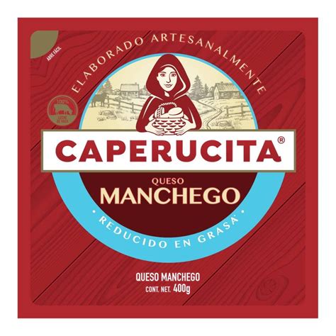 Queso Tipo Manchego Caperucita Reducido En Grasa 400 G Walmart