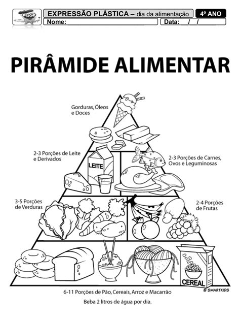 Atividade De Ciencias Sobre Alimentação Saudavel 5 Ano BRAINCP