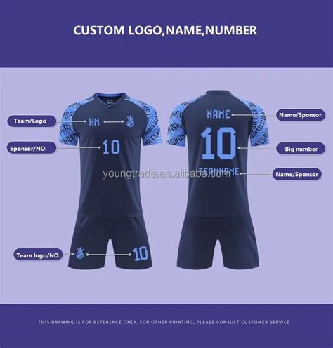 2023 Custom Sublimation Soccer Jersey Football Shirt Soccer Uniform