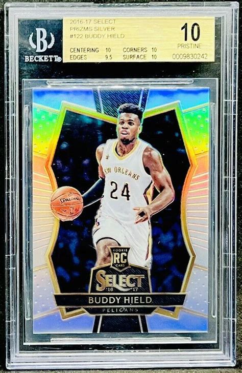 Panini Select Courtside Silver Prizm Buddy Hield Rc