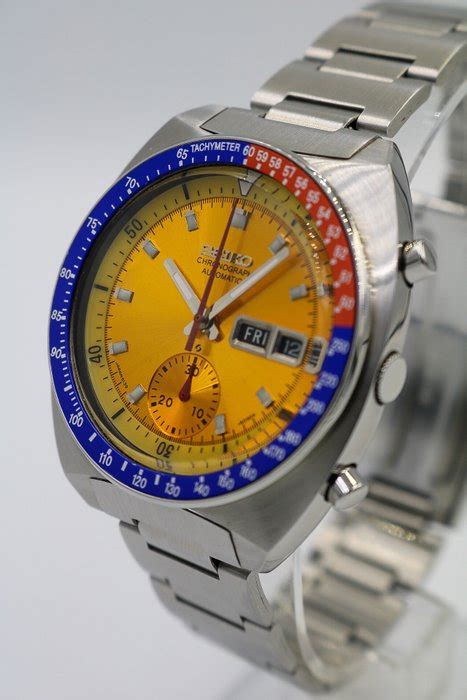 Seiko Pepsi Pogue Yellow Dial Homme Catawiki