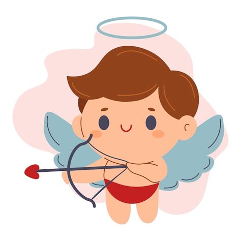 Personagem De Desenho Animado Fofo Ador Vel Cupido Amur Beb Anjinho Ou