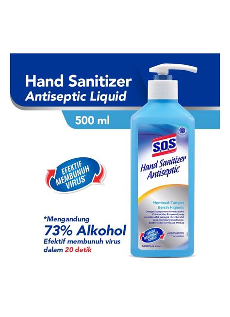 Sos Hand Sanitizer Antiseptic 500ml Klikindomaret