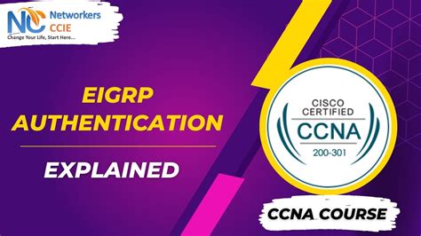 Eigrp Authentication Eigrp Md Ccna Nc Educations Youtube