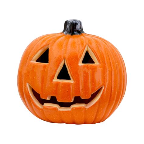 Wadada Plastic Jack O Lantern Pumpkins Halloween Light Up Pumpkin