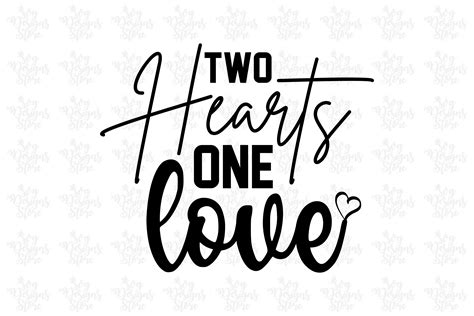 Two Hearts One Lovewedding Svg Graphic By Svgdesignsstore07 · Creative Fabrica