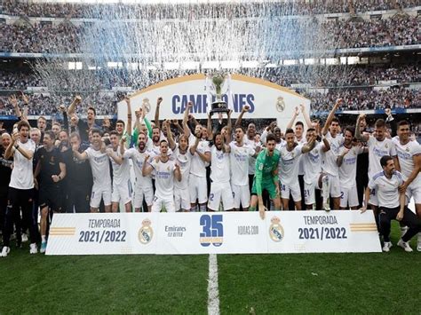 Real Madrid Crowned La Liga Champions For Record 35th Time Sports Games