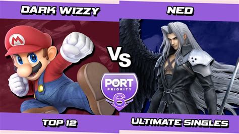 Port Top Dark Wizzy Mario Vs Ned Sephiroth Ssbu Ultimate