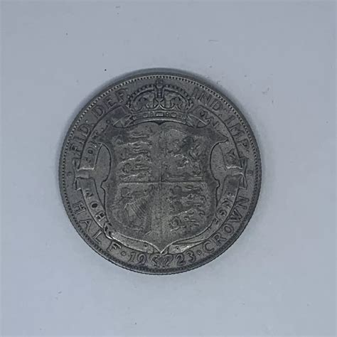 Sold Half Crown George V Silver Coin Great Britain Off