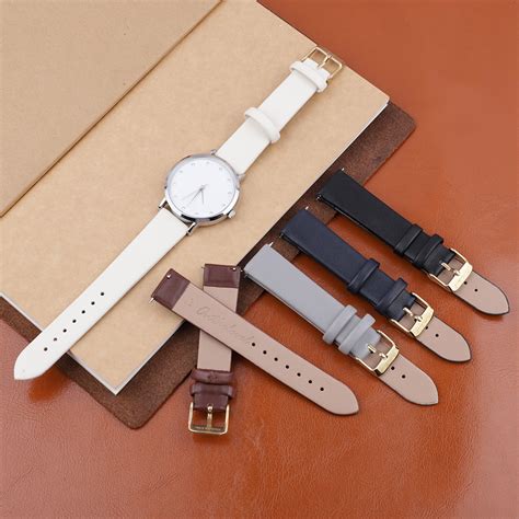 Women Leather Watch Strap 12mm 14mm 16mm 18mm 20mm Leather Etsy