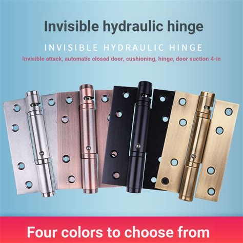 Stainless Steel Invisible Door Hinge Hydraulic Damping Cushioning