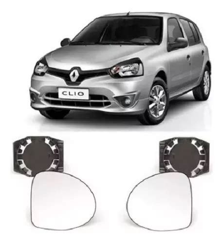 Par Lente Espelho Retrovisor Renault Clio Parcelamento