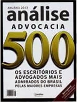 Análise Advocacia Escritório está entre os mais admirados do país