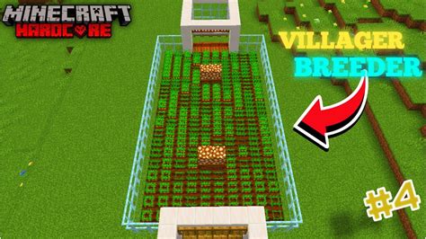 I Build Afk Villager Breeder Farm In Minecraft Hardcore Hardcore