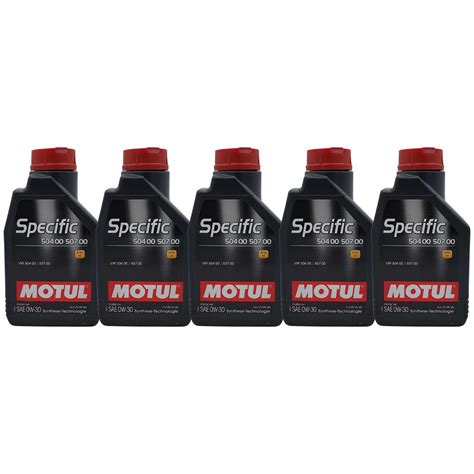 Motul Specific 504 00 - 507 00 0W-30 5x1 Liter | G29907040