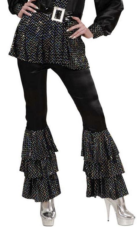 Pantalon Disco Femme Noir D Guisement Femme V Atelier Mascarade