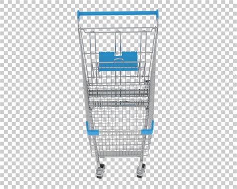 Premium Psd Shopping Cart Isolated On Background 3d Rendering