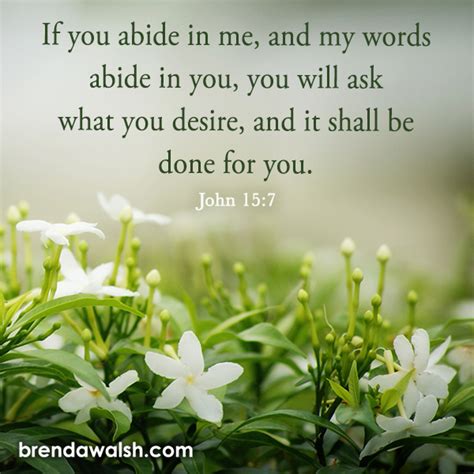 Abide in Me - Brenda Walsh Scripture Images