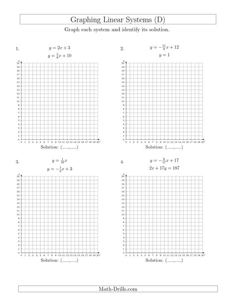 18 Graphing Linear Equations Worksheets PDF - Free PDF at worksheeto.com