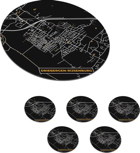 Onderzetters Voor Glazen Rond Plattegrond Driebergen Rijsenburg