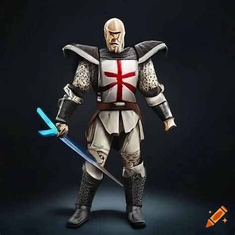 Art Of Nappa Fusion Obi Wan Kenobi As Templar Knight On Craiyon